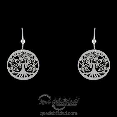 Colgante árbol De La Vida En Plata 925 Rodiada Con Circonitas - Joyería Alemana, Regalo Elegante
